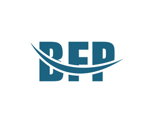 BFP logo design vector template. BFP logo design.