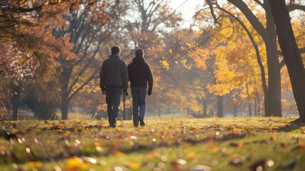 Obraz premium walking in the park