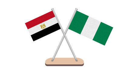 Nigeria Egypt Flag