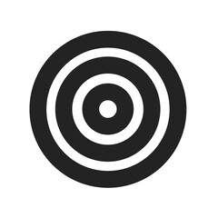 target icon vector on white background