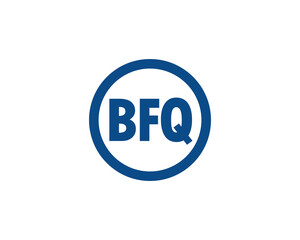 BFQ logo design vector template, BFQ logo design.