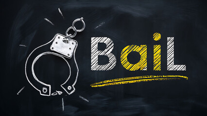 Illustration of the word bail