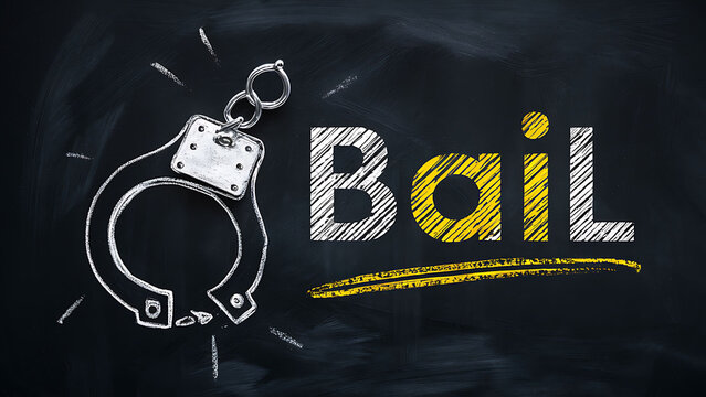 Illustration of the word bail