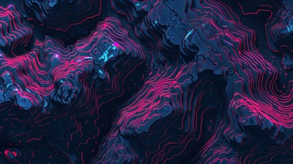 Abstract background showing topographic contour lines creating modern pattern