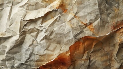 Fototapeta premium Folds and patterns of ancient torn canvas