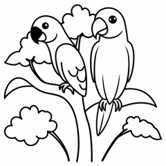 parrot vector