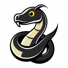 Fototapeta premium python icon vector