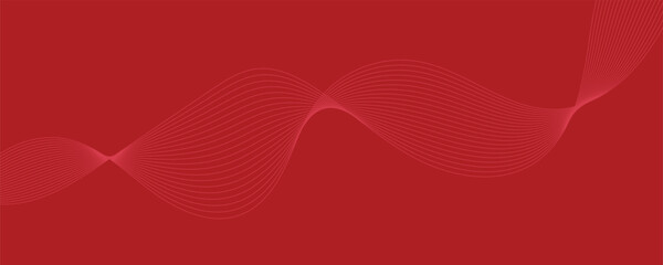 abstract red wave background