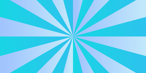 Abstract retro ray sunburst circle light and bright starburst wallpaper. green and blue vintage illustration vector sunshine texture. used for template and cartoon, ads.