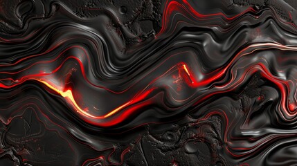 Obraz premium Abstract background showing liquid texture with red hot lava