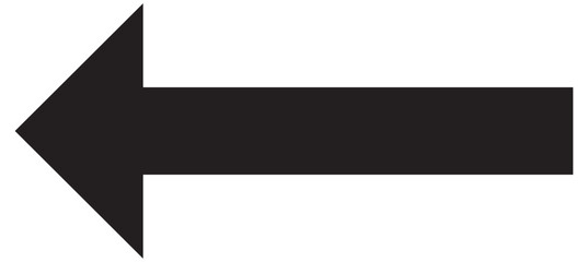 Straight long right vector arrow icon