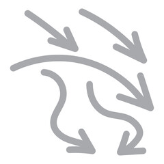 Set of Hand drawn vector arrows doodle on white background.design element vector illustration.