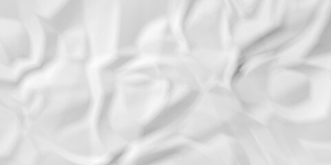 White crumpled wrinkle paper background texture pattern overlay. wrinkled high resolution arts craft and Seamless white crumpled paper.	
