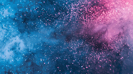 Neon blue pink grainy gradient background with colorful noise texture for summer banner design