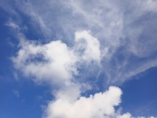 blue sky with clouds