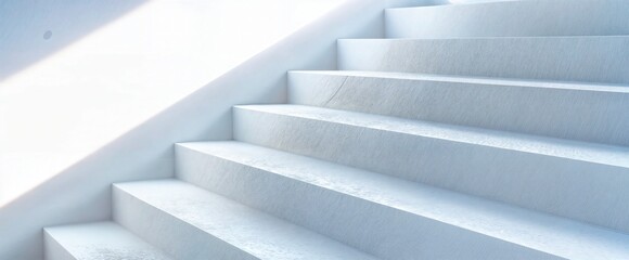 Obraz premium White Steps in Sunlight
