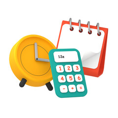 Back to School 3D Icon , Pack