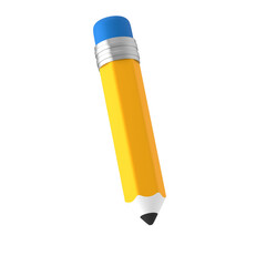Back to School 3D Icon , Pencil