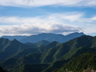 Fototapeta premium landscape with clouds