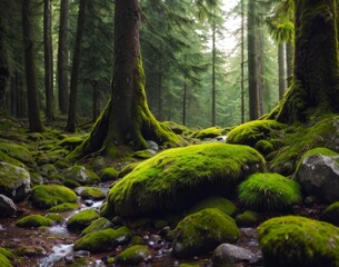 Fototapeta premium Woodland Creek