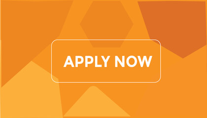 Apply now button web banner templates. Vector Illustration 
