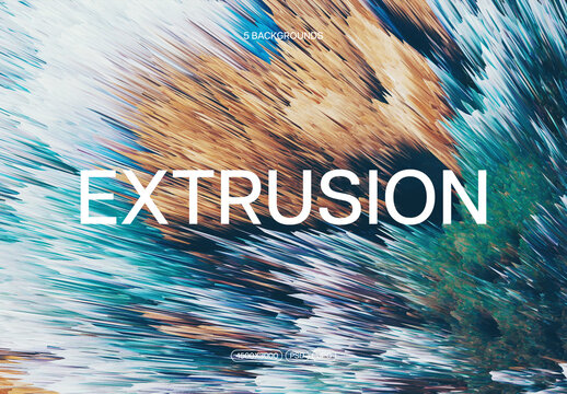 Abstract 3d Extrusion Backgrounds Mockup