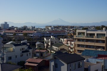 Fototapeta premium 江ノ島の春の風景 神奈川県観光 