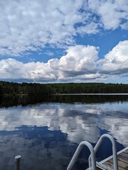 Lake reflection 