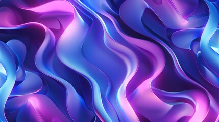 Obraz premium Abstract background forming wavy pattern with blue and purple gradient