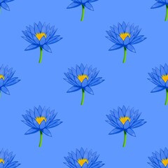 seamless pattern with flowers 
