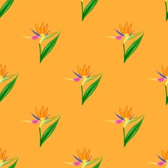 seamless pattern with flowers 