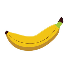 Cartoon bananas. Peel banana,  banana Flat Design Fruit Icon vector illustration. For printing on fabric, tableware, packaging paper, postcard, Wallpaper. Cute children's background
