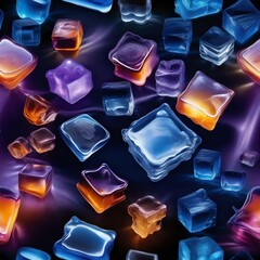 abstract background with cubes