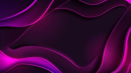 Fototapeta premium Abstract background forming a wavy pattern with purple neon lights