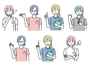 作業療法士、理学療法士、言語聴覚士、看護師、医療