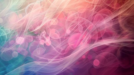 Abstract background forming colorful wavy pattern with light effects