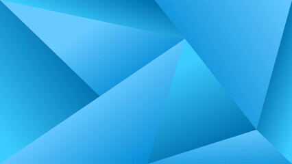 ABSTRACT BLUE BACKGROUND ELEGANT GRADIENT SMOOTH LIQUID COLORFUL DESIGN WITH GEOMETRIC TRIANGLE SHAPES VECTOR TEMPLATE GOOD FOR MODERN WEBSITE, WALLPAPER, COVER DESIGN 
