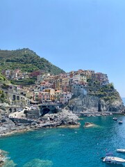 Naklejka premium view of the coast of the region sea