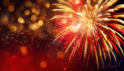 Obraz premium fireworks in the night sky