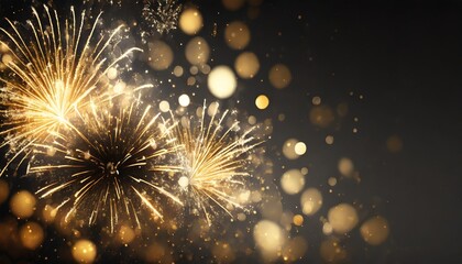 Fototapeta premium new year fireworks background