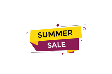 website, summer sale, online, button, learn, stay, tuned, level, sign, speech, bubble  banner, modern, symbol, click. 
