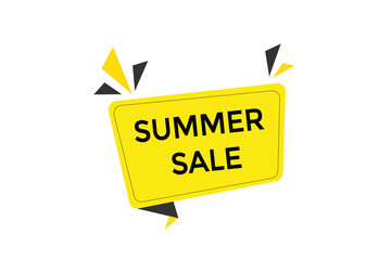 website, summer sale, online, button, learn, stay, tuned, level, sign, speech, bubble  banner, modern, symbol, click. 
