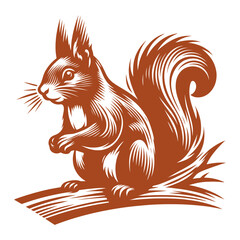 Squirrel vector, squirrel logo