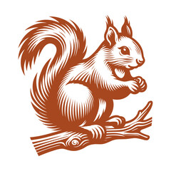 Squirrel vector, squirrel logo