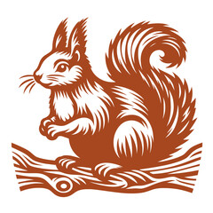 Squirrel vector, squirrel logo