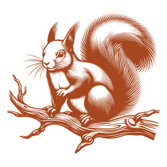 Squirrel vector, squirrel logo