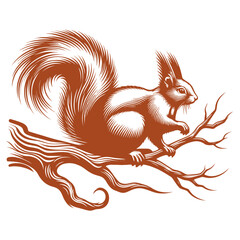 Squirrel vector, squirrel logo