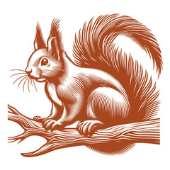 Squirrel vector, squirrel logo