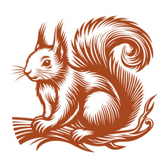 Squirrel vector, squirrel logo