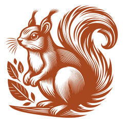 Squirrel vector, squirrel logo